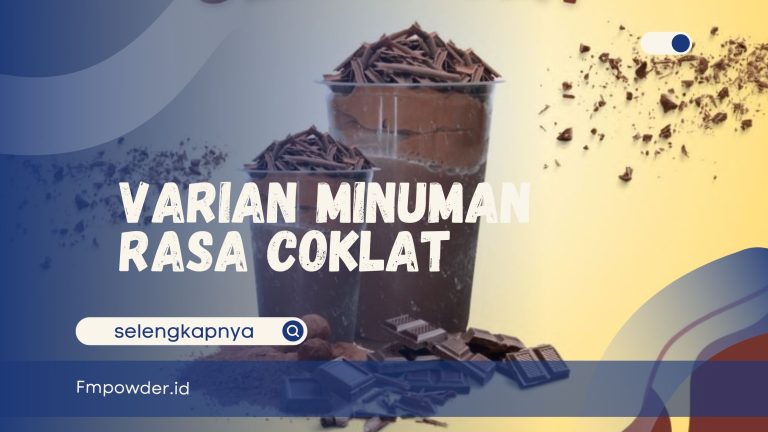 Varian Minuman Rasa Coklat