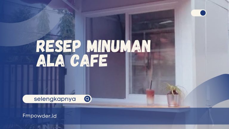 Minuman Ala Cafe