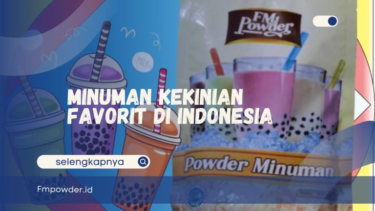 Minuman Kekinian di Indonesia