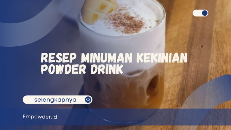 Resep minuman Kekinian