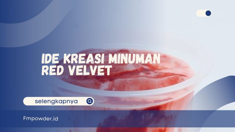 Minuman Red Velvet