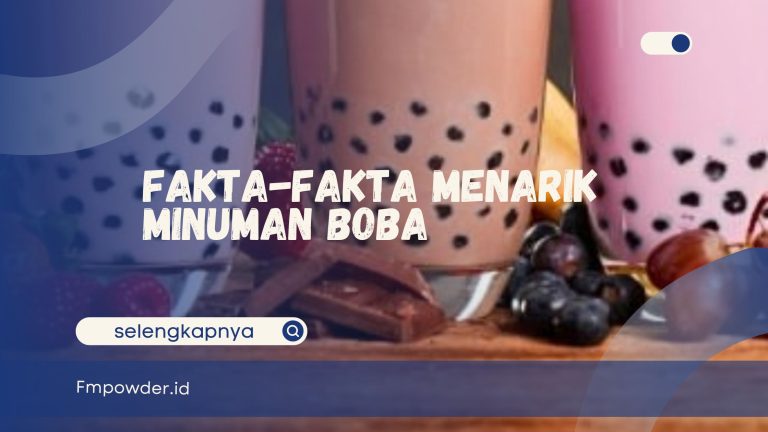 Fakta Menarik Boba