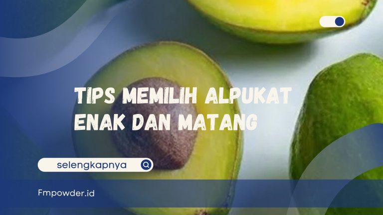 Tips Memilih Alpukat