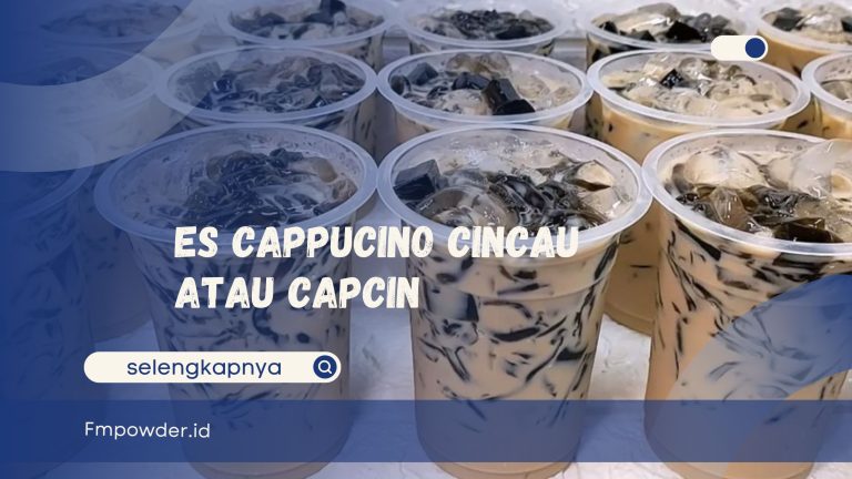 Es cappucino cincau