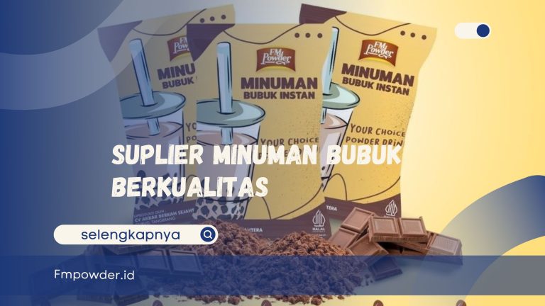 Supplier bubuk minuman