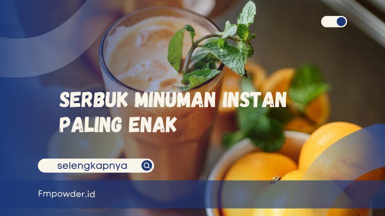 Serbuk Minuman Instan Paling Enak