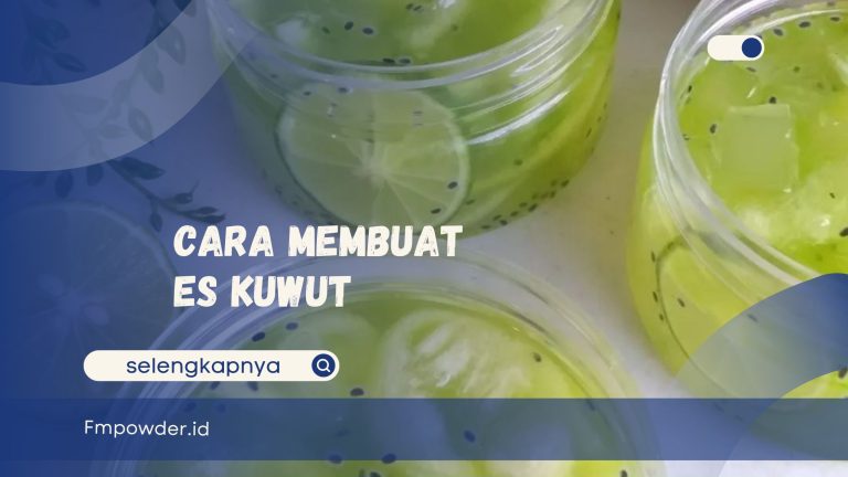 Cara membuat es kuwut