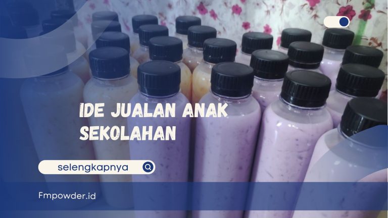 Ide Jualan Anak Sekolahan
