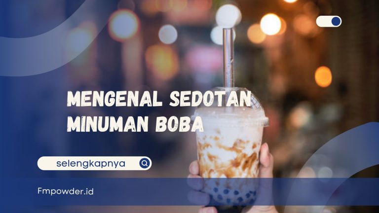 Sedotan minuman boba
