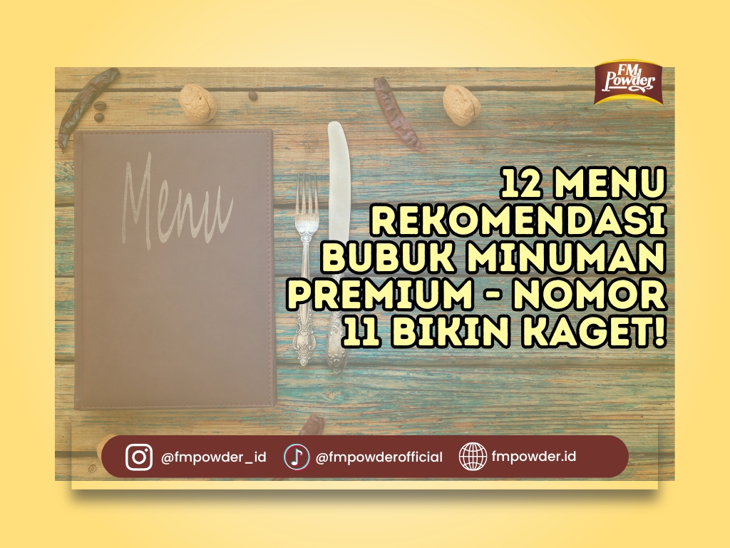 Rekomendasi bubuk minuman premium