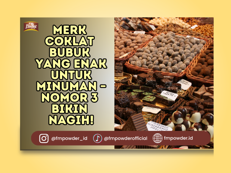 merk coklat bubuk yang enak untuk minuman