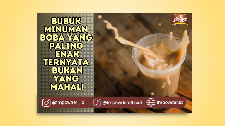 bubuk minuman boba yang paling enak