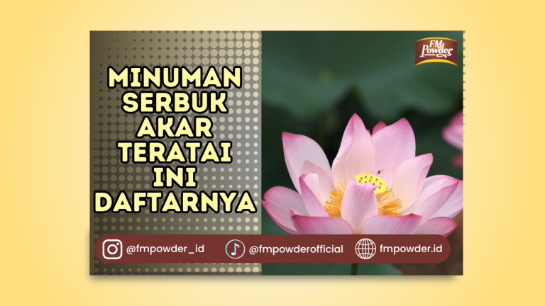 Minuman Serbuk Akar Teratai