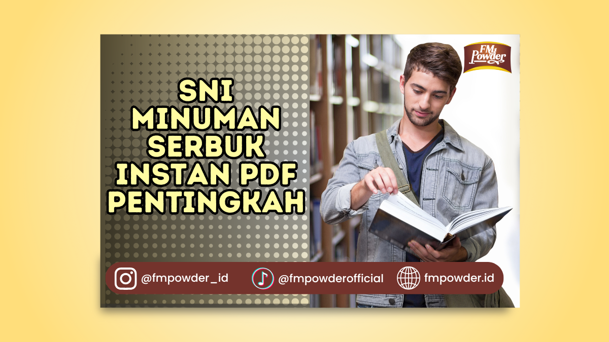 SNI Minuman Serbuk Instan PDF