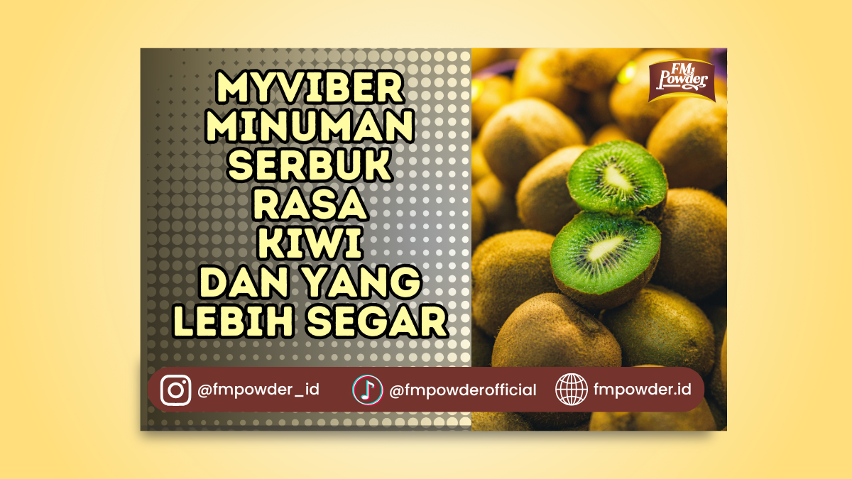 Myviber Minuman Serbuk Rasa Kiwi