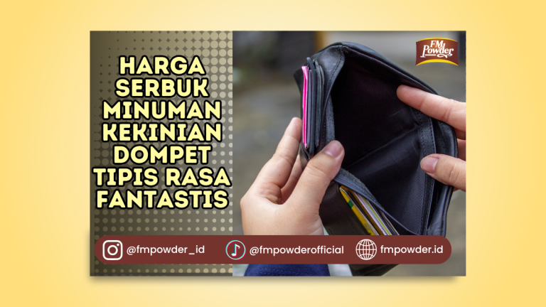 Harga Serbuk Minuman Kekinian
