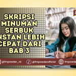 Skripsi Minuman Serbuk Instan