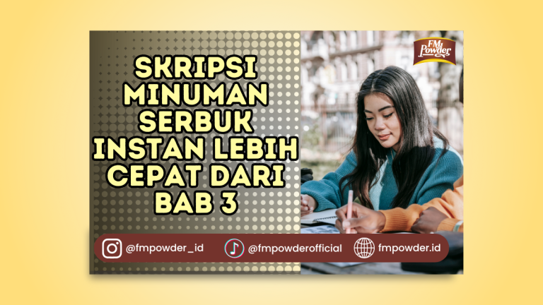 Skripsi Minuman Serbuk Instan