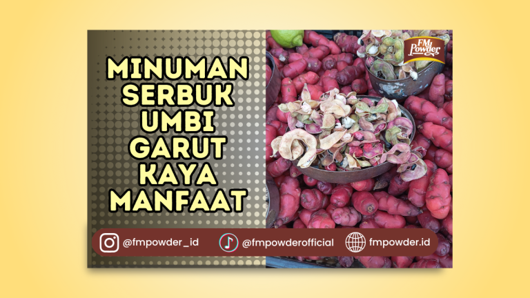 Minuman Serbuk Umbi Garut