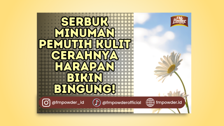 serbuk minuman pemutih kulit