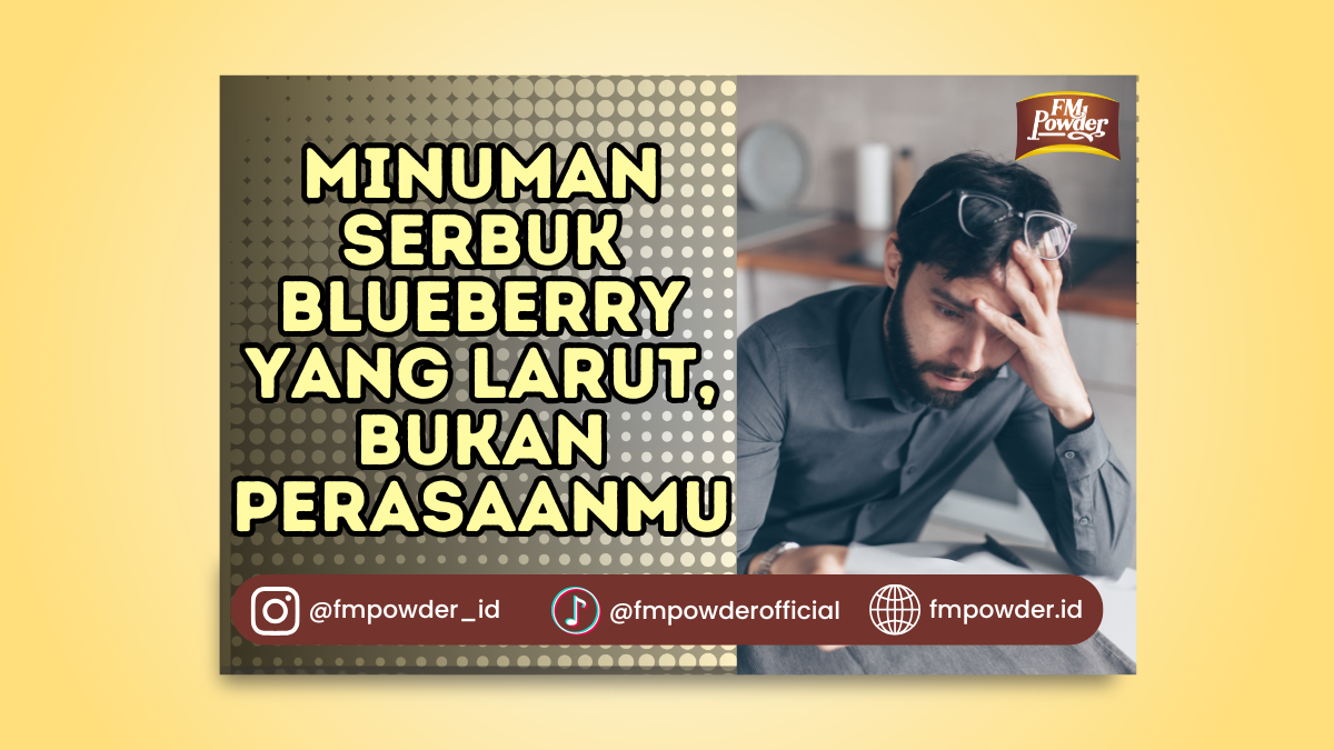Minuman Serbuk Blueberry