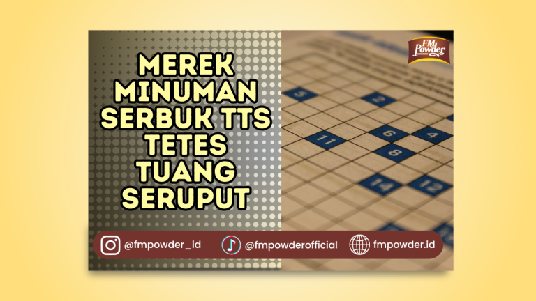 Merek Minuman Serbuk TTS