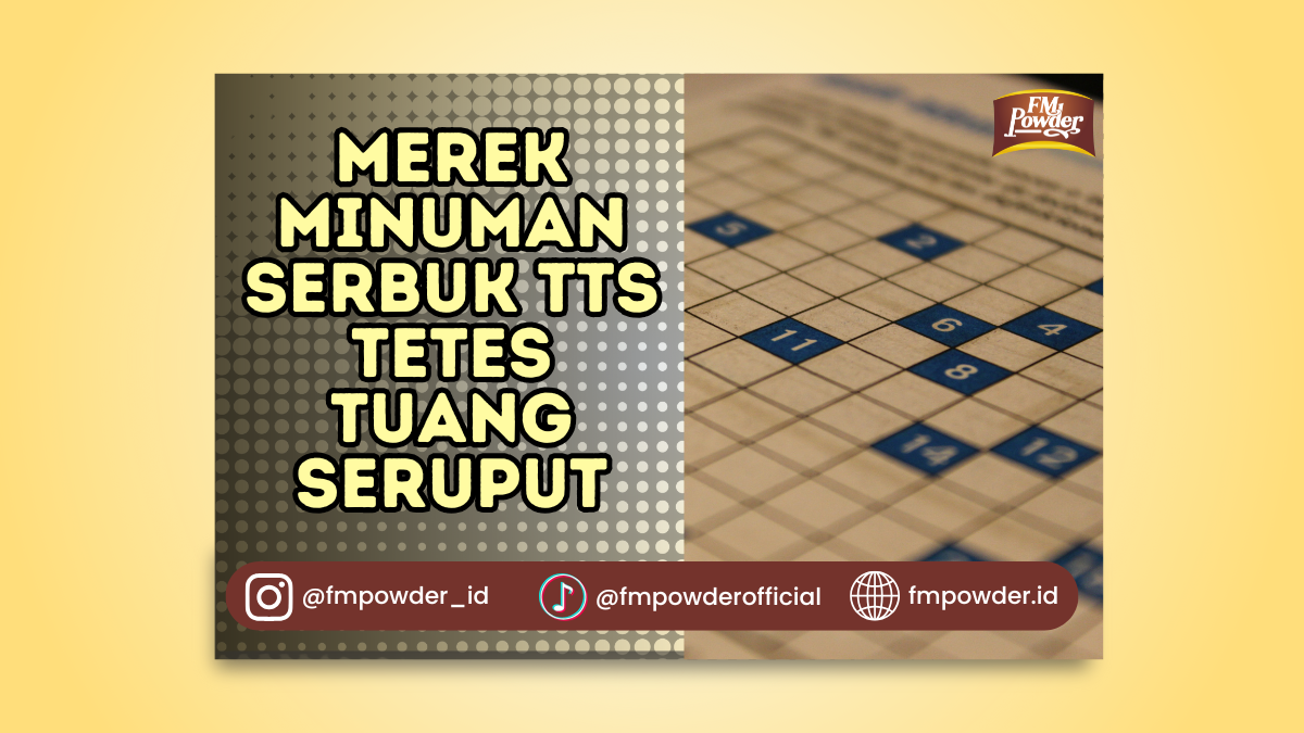 Merek Minuman Serbuk TTS