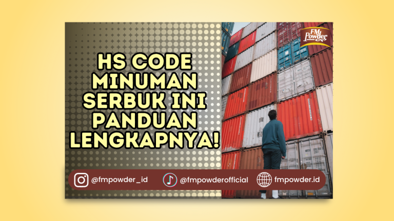 HS Code Minuman Serbuk
