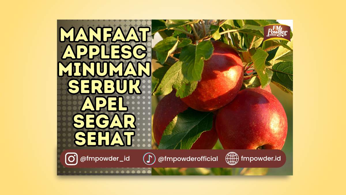 Manfaat Applesc Minuman Serbuk Apel