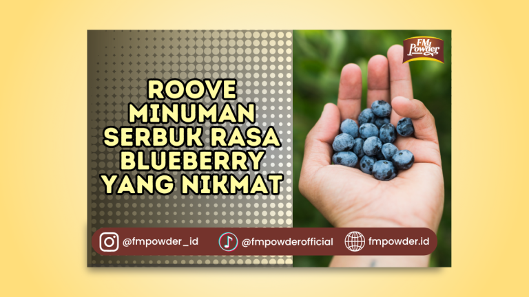 Roove Minuman Serbuk Rasa Blueberry