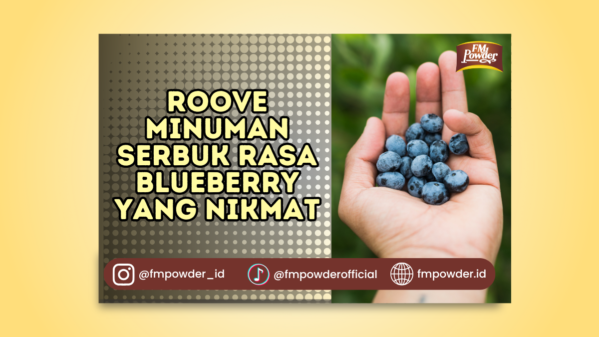 Roove Minuman Serbuk Rasa Blueberry