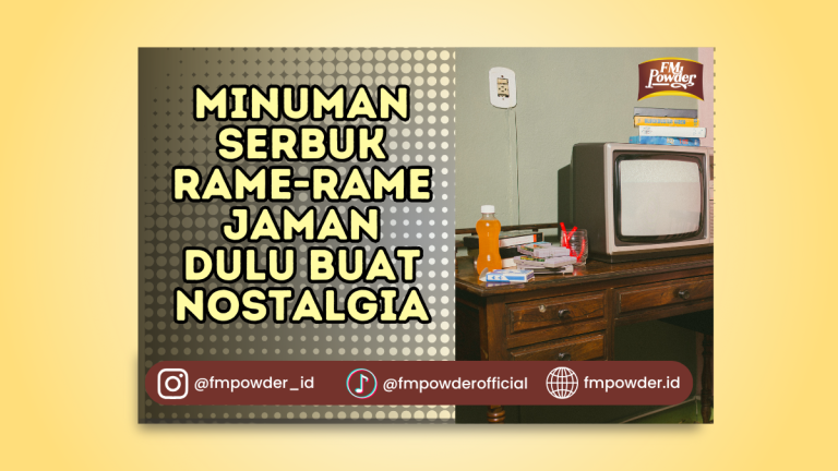 Minuman Serbuk Rame-Rame Jaman Dulu