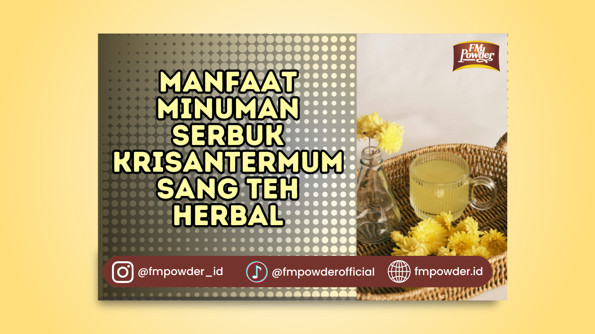 Manfaat Minuman Serbuk Krisantermum