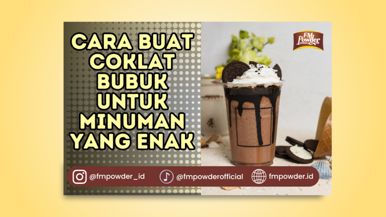 Coklat Bubuk untuk Minuman yang Enak