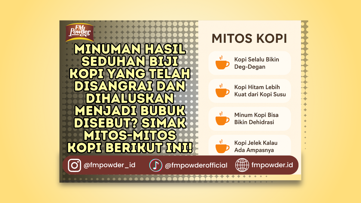 minuman hasil seduhan biji kopi yang telah disangrai dan dihaluskan menjadi bubuk disebut