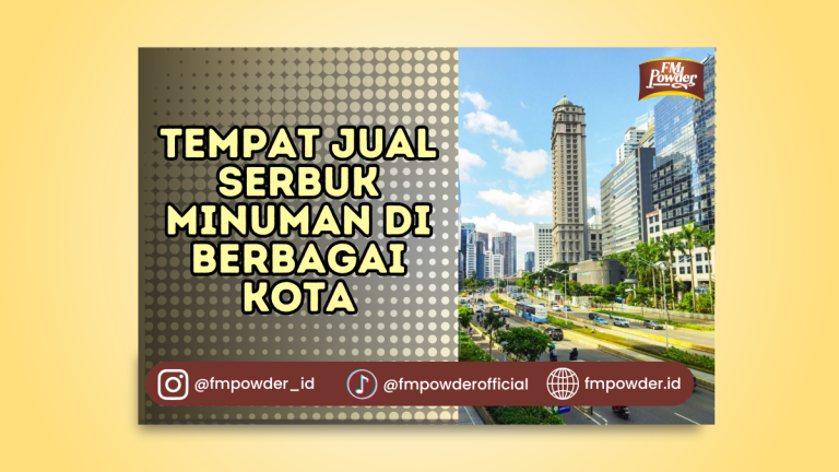 Tempat Jual Serbuk Minuman